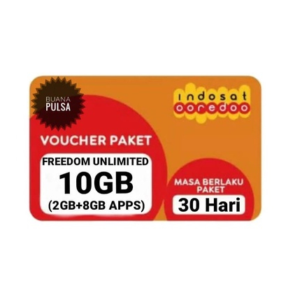 INDOSAT DATA FREEDOM UNLIMITED 10GB
