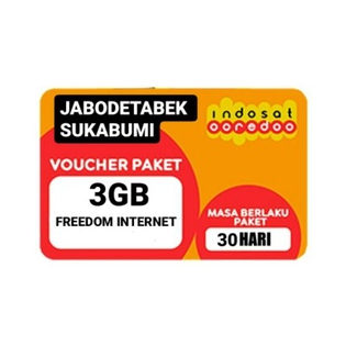 INDOSAT DATA FREEDOM INTERNET 3GB