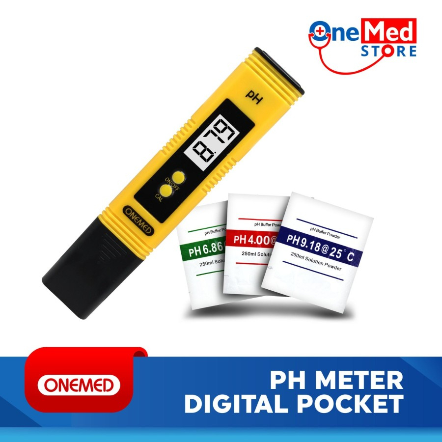 PH Meter Digital Pocket Alat Pengukur Keasaman Onemed