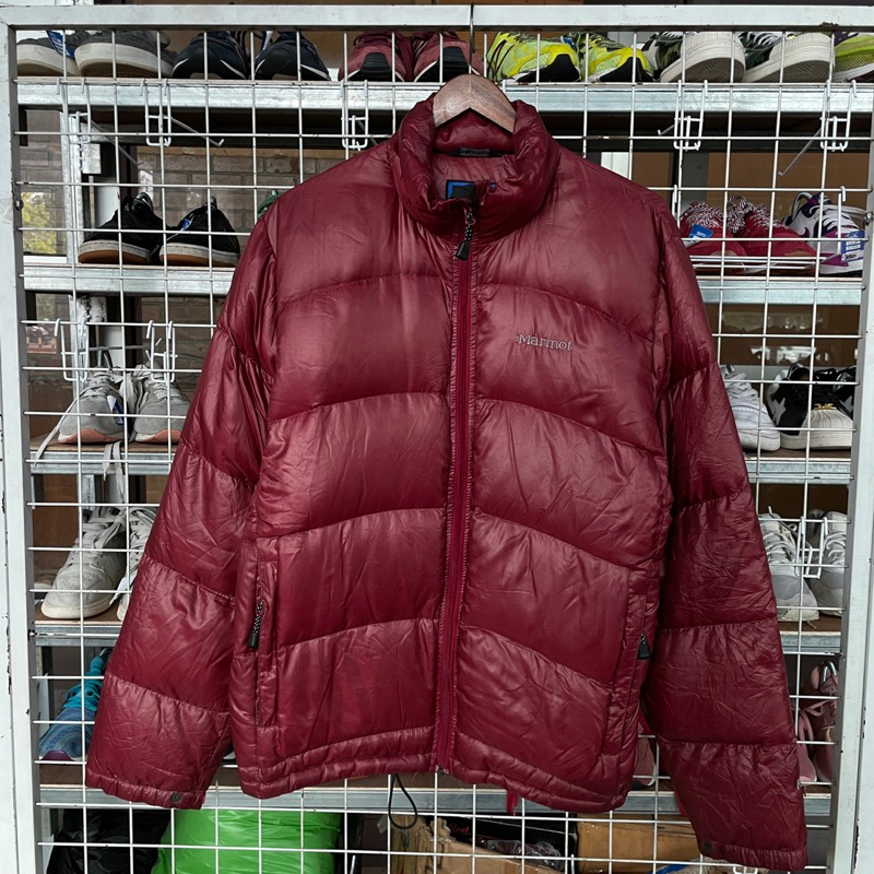 Jaket Bulang Marmot Merah bata