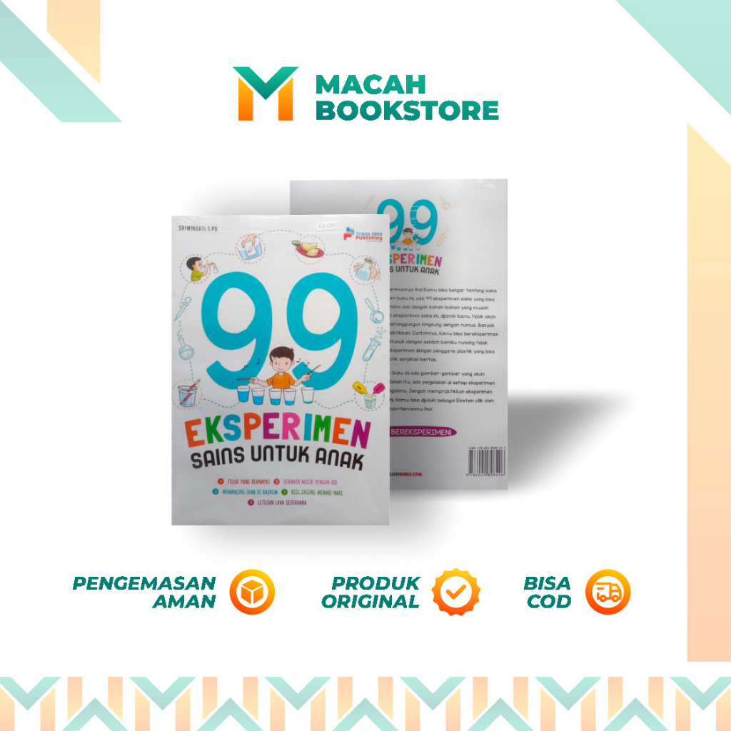 Buku Jadi Ilmuwan Cilik? Siapa Takut: 99 Eksperimen Sains Asyik untuk Anak  - arruzzmedia