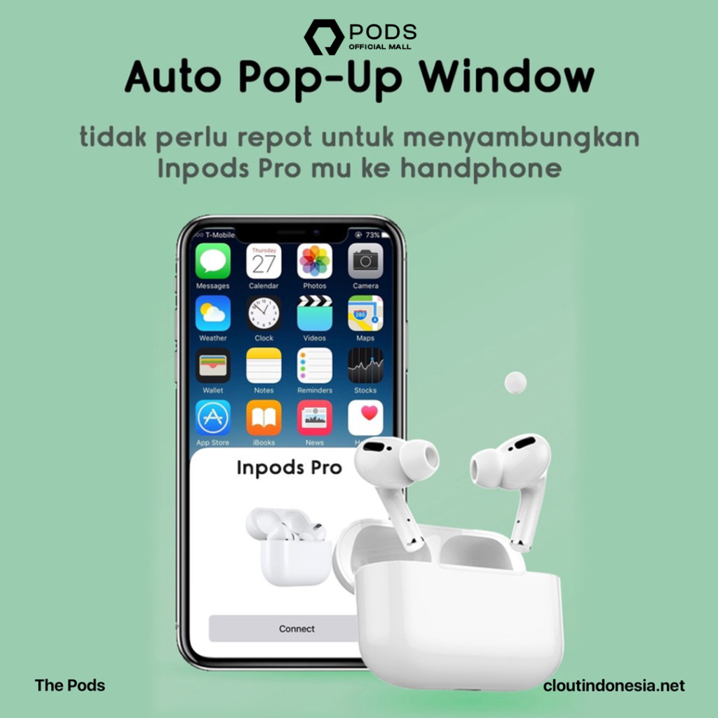 ThePods Pro Lite 2024 - Headset Bluetooth Inpods Pro i13 Macaron True Wireless Stereo Earphone Macaroon for IOS &amp; Android Pop Up + Highest Version - by PodsIndonesia