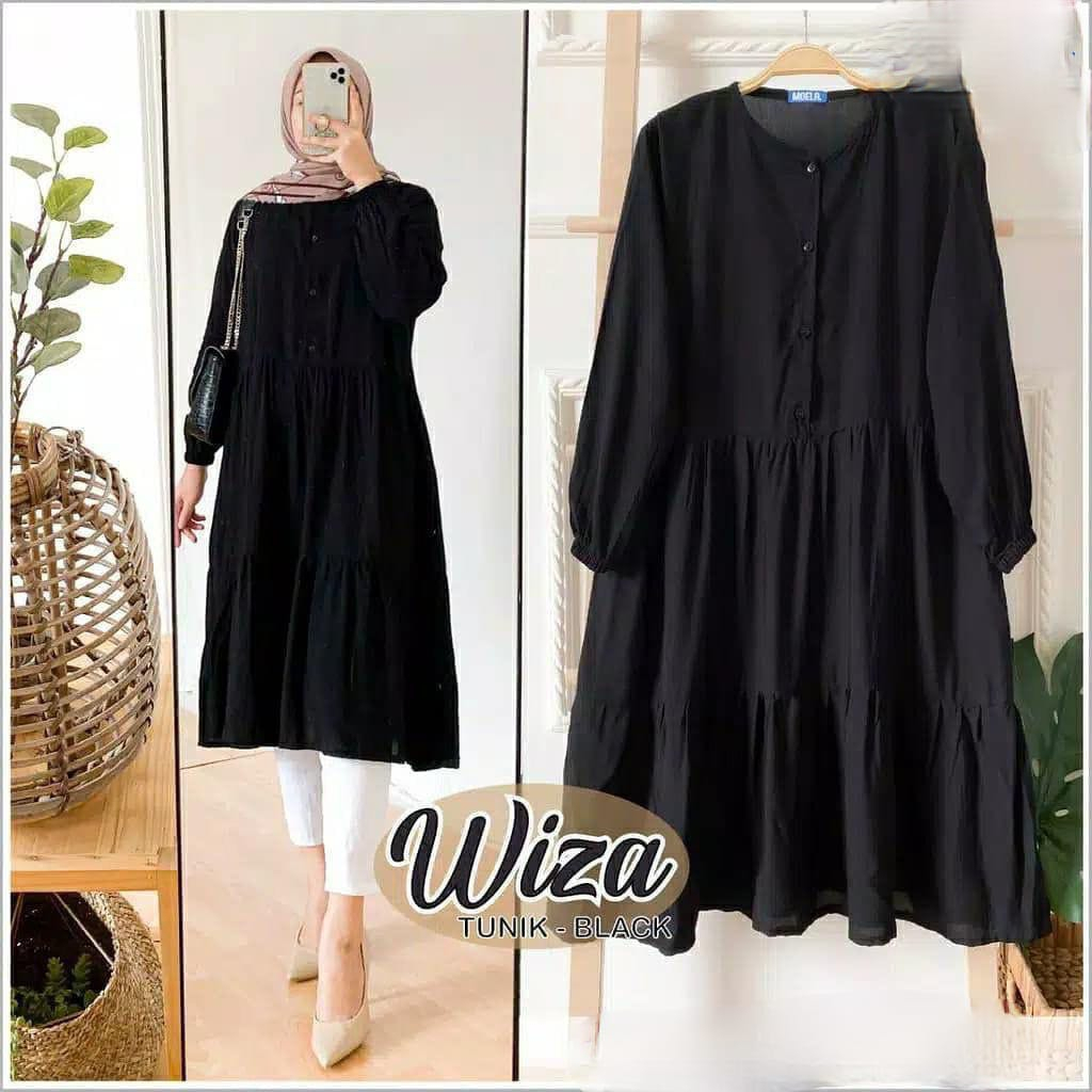 TUNIK WANITA MUSLIMAH/TUNIK WIZA/TUNIK KATUN SHAKILLA/TUNIK BUSUI FREINDLY