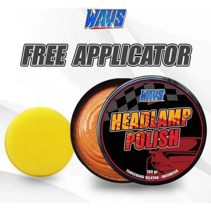 Pembersih Mika Kaca Lampu mobil buram dan kuning