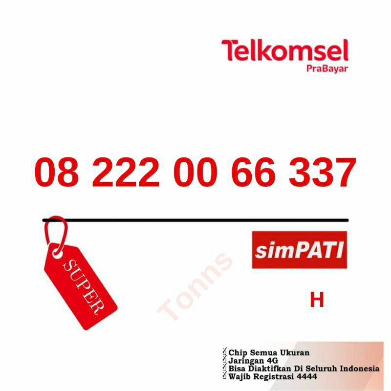 Nomor Cantik Simpati Telkomsel