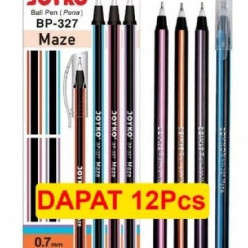 

Pulpen / Bolpoin / Pen / Bolpen Maze Joyko 0.7mm (12pcs)