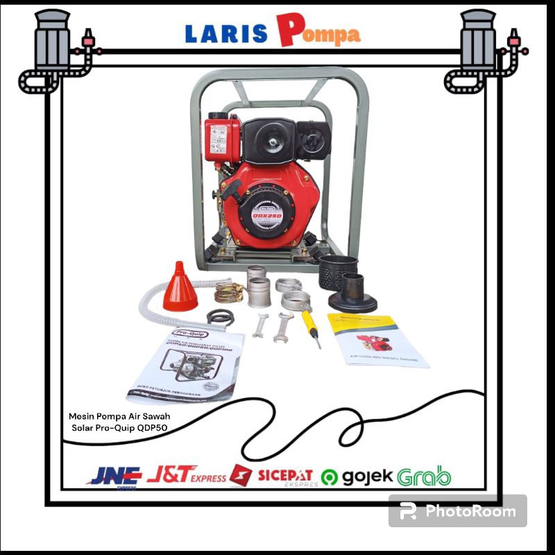 Mesin Pompa Air Sawah Diesel Pro-Quip QDP50 / Mesin Pompa Alkon solar Pro-Quip 2Inch