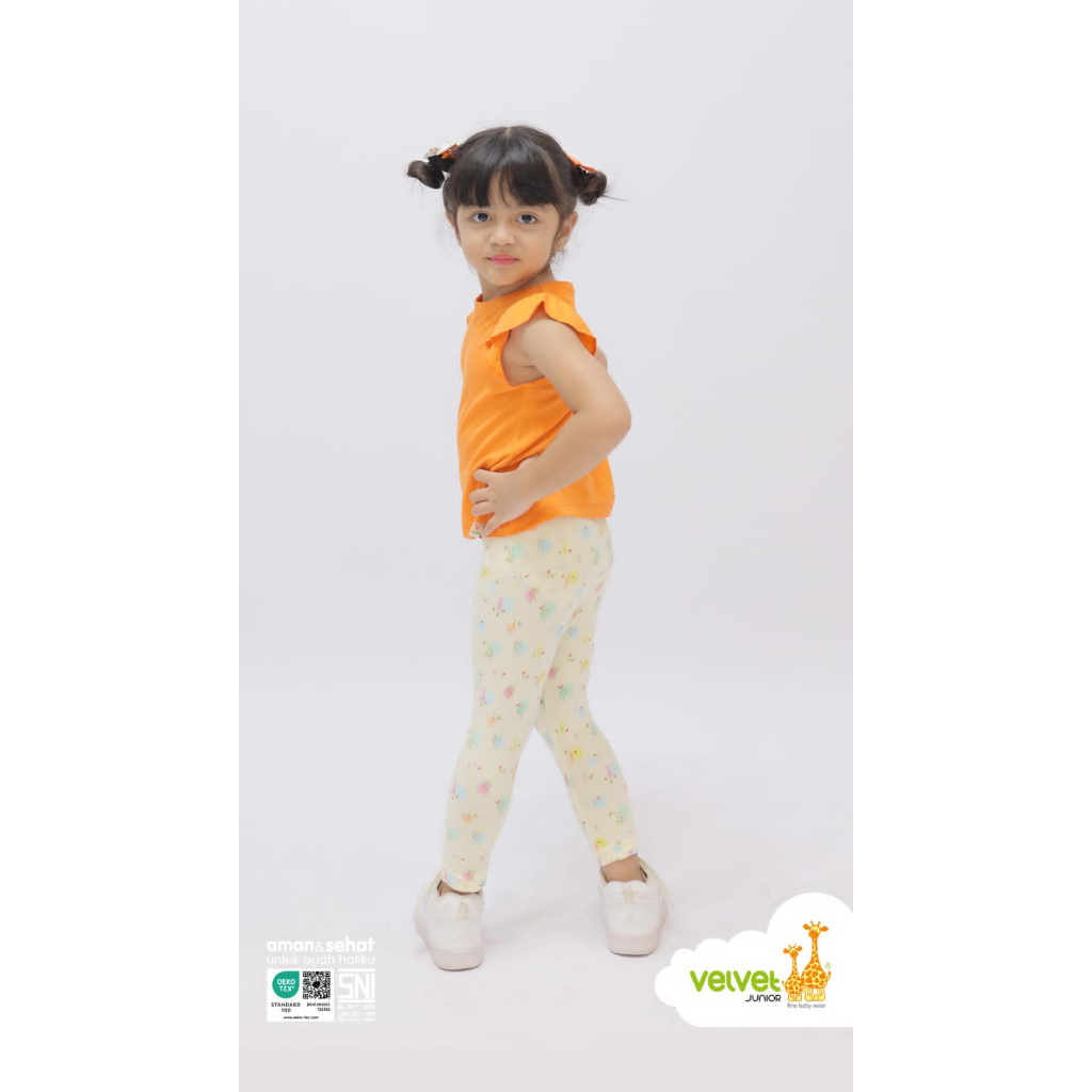 Velvet Junior Legging Motif Anak Girl / Legging Bayi