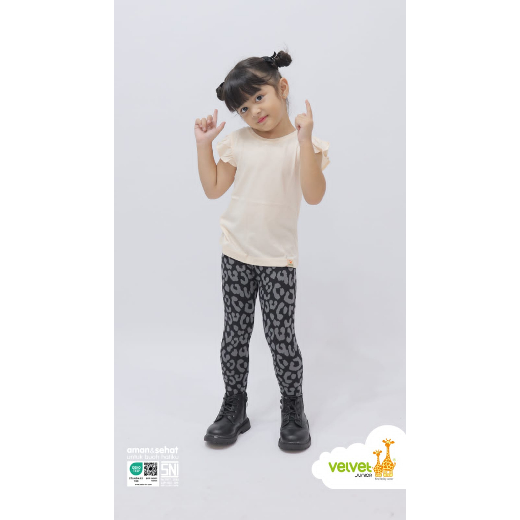 Velvet Junior Legging Anak  Motif Girl 2-5 Tahun / Legging Bayi