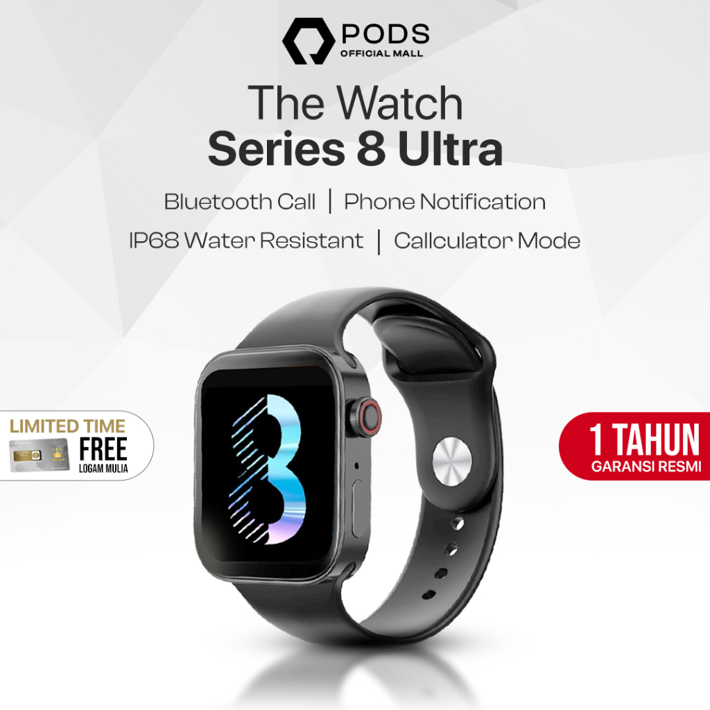 [PAKET HEMAT] Exclusive Bundling 2 In 1 [ The Pods Pro 2nd Generation + The Watch Series 8 ULTRA ] by Podsindonesiaa