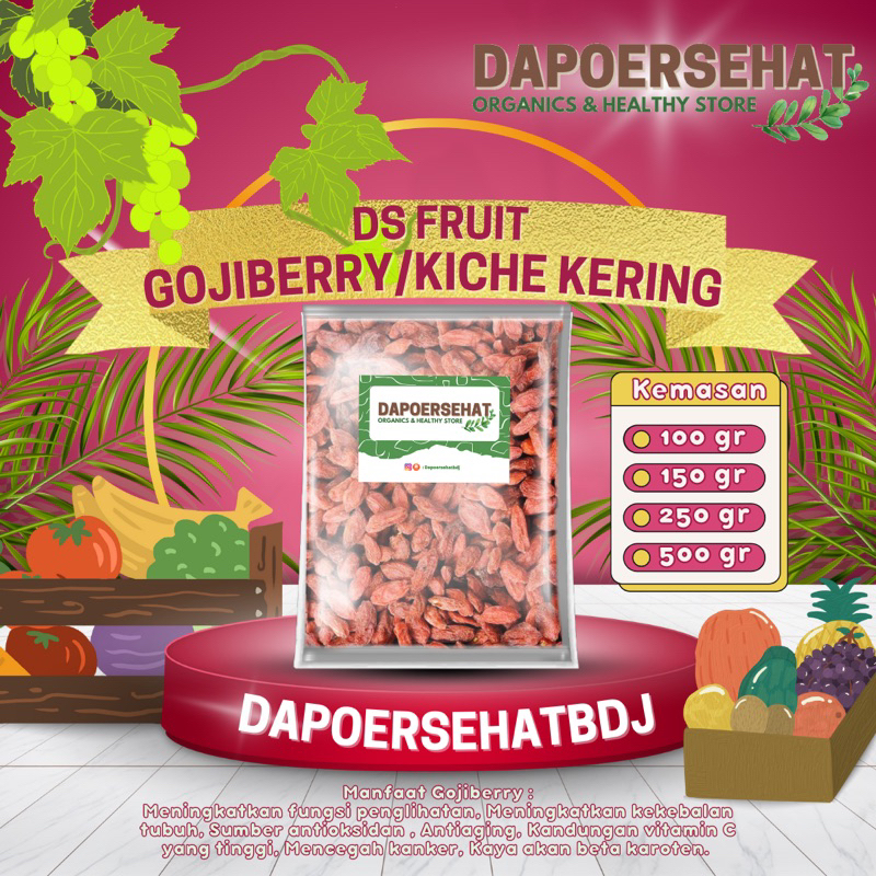 

DRIED GOJIBERRY/BUAH GOJIBERRY KERING 150gr