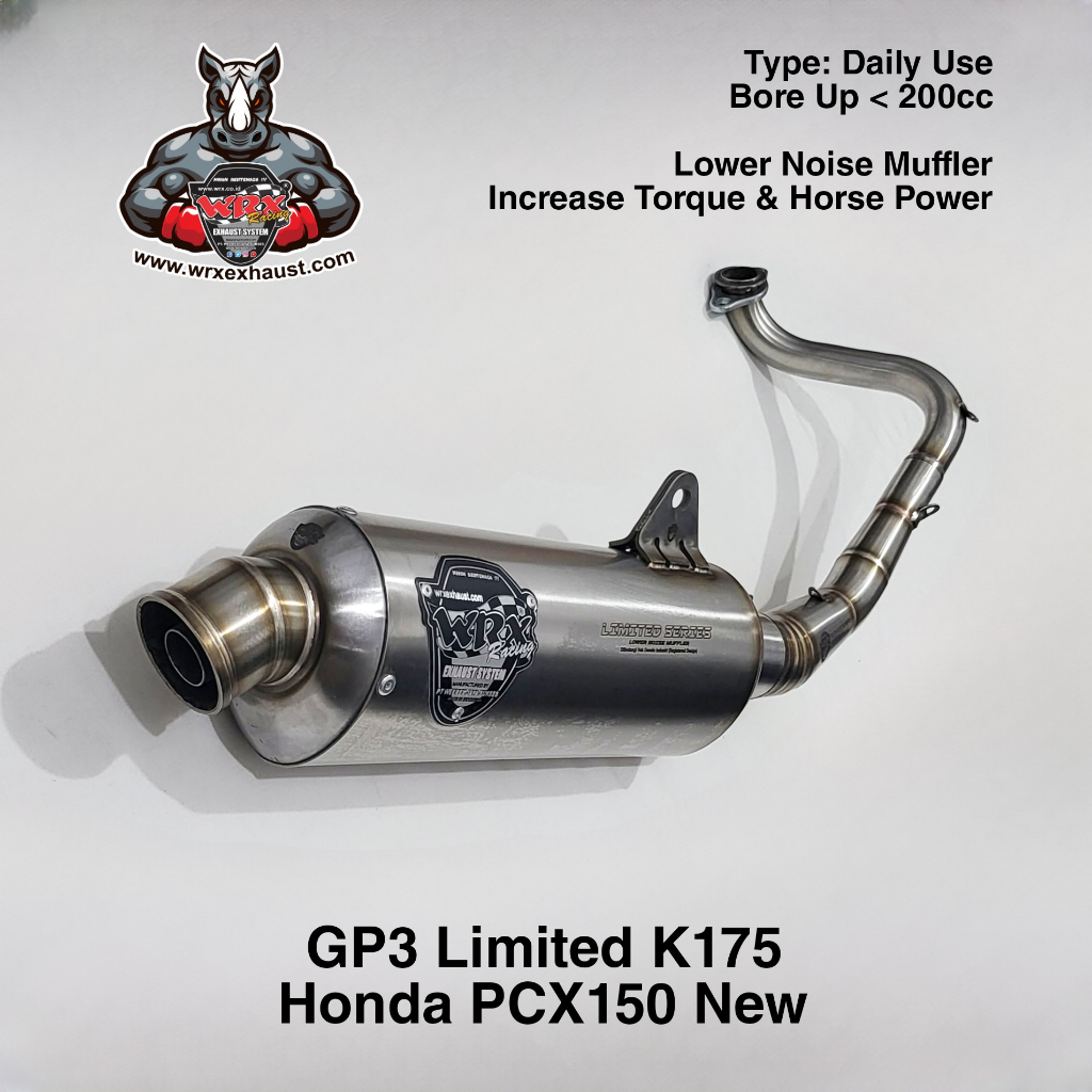 Knalpot WRX GP3 Limited K175 PCX150 New