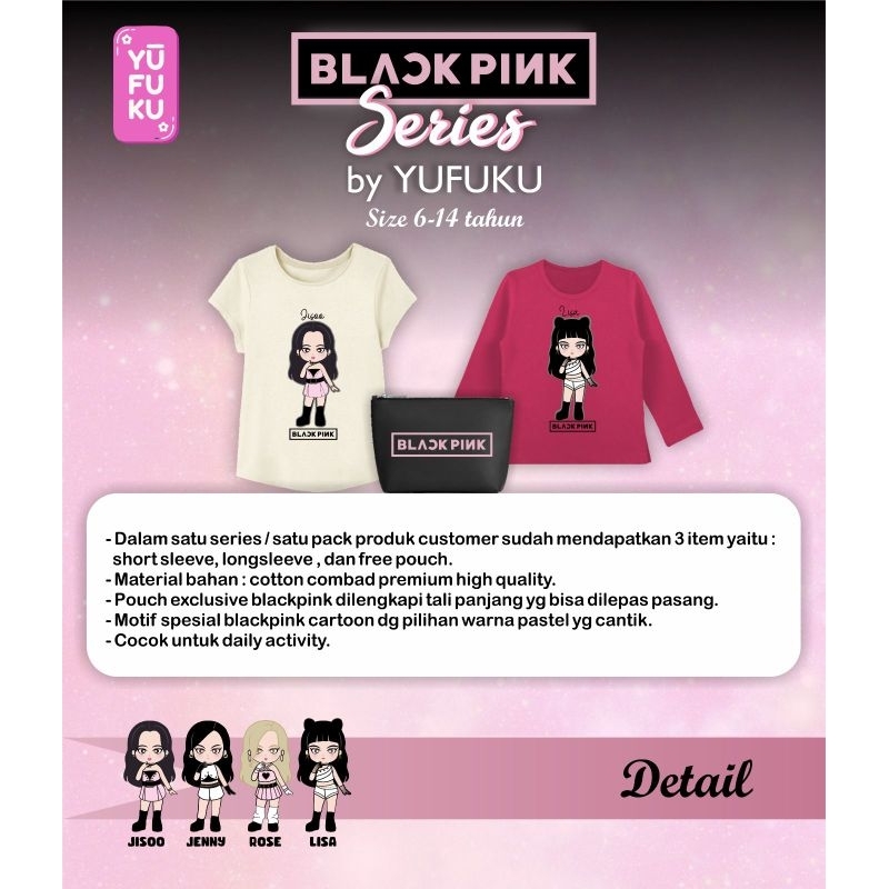 Pre Order ‼️ Blackpink Series free Pouch by Yufuku