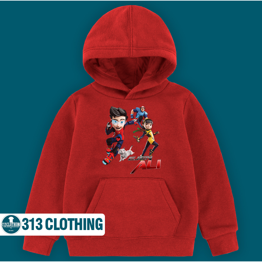 Jaket Hoodie Anak Ejen Ali Sweater Anak Ejen Ali 001