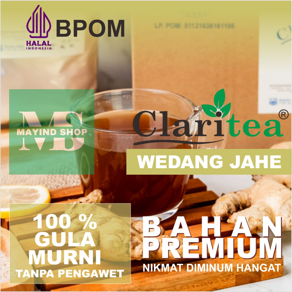 

Claritea Bubuk Minuman Wedang Jahe Premium 1 kg