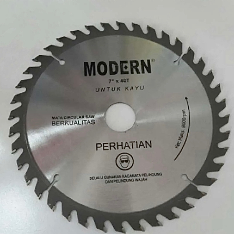 MODERN Mata Pisau Miter Saw / Circular Saw 7inch x 40T Modern