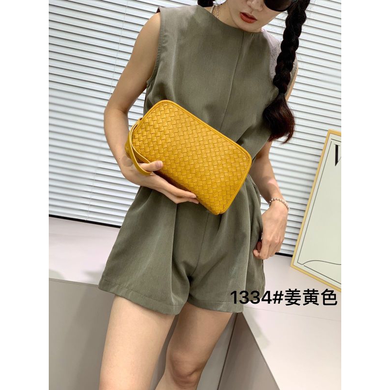 Pouch Handbag kode 1334 Bahan Anyam Terbaru Import