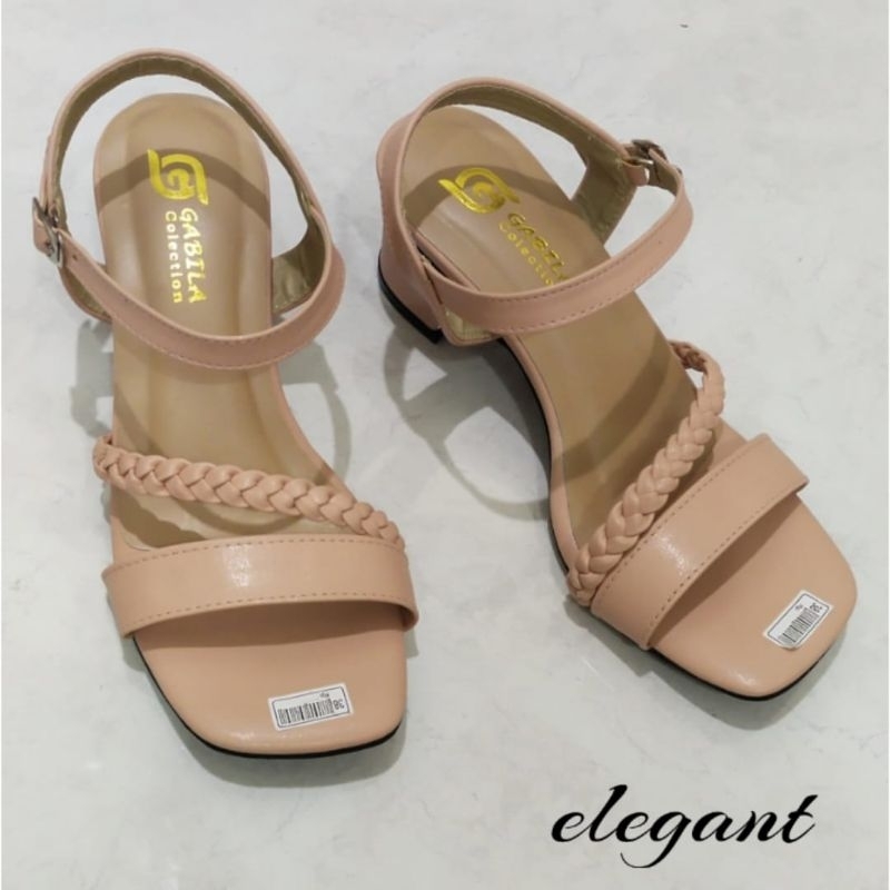 SANDAL TALI KEPANG HAK TAHU 5CM