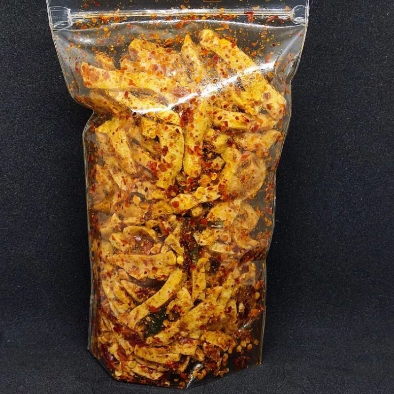 

Basreng kriuk daun jeruk pedas gurih 100g
