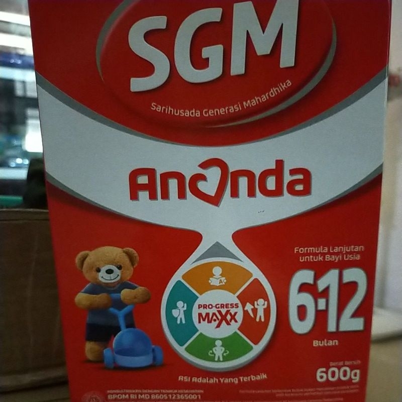susu SGM Ananda 2 1000gram exp 2025