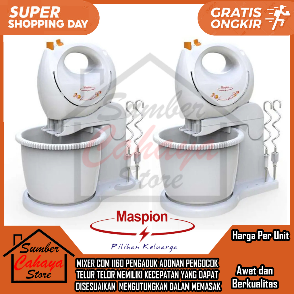 MIXER COM 1160 PENGADUK ADONAN KUE PENGOCOK TELUR TELOR MIKSER DUDUKAN NGOCOK NGADUK PENCAMPUR ADONA