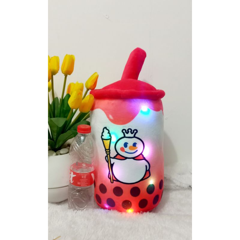 Mixue Boba LED Terbaru Lucu Menyalaa Halus Dan Lembut