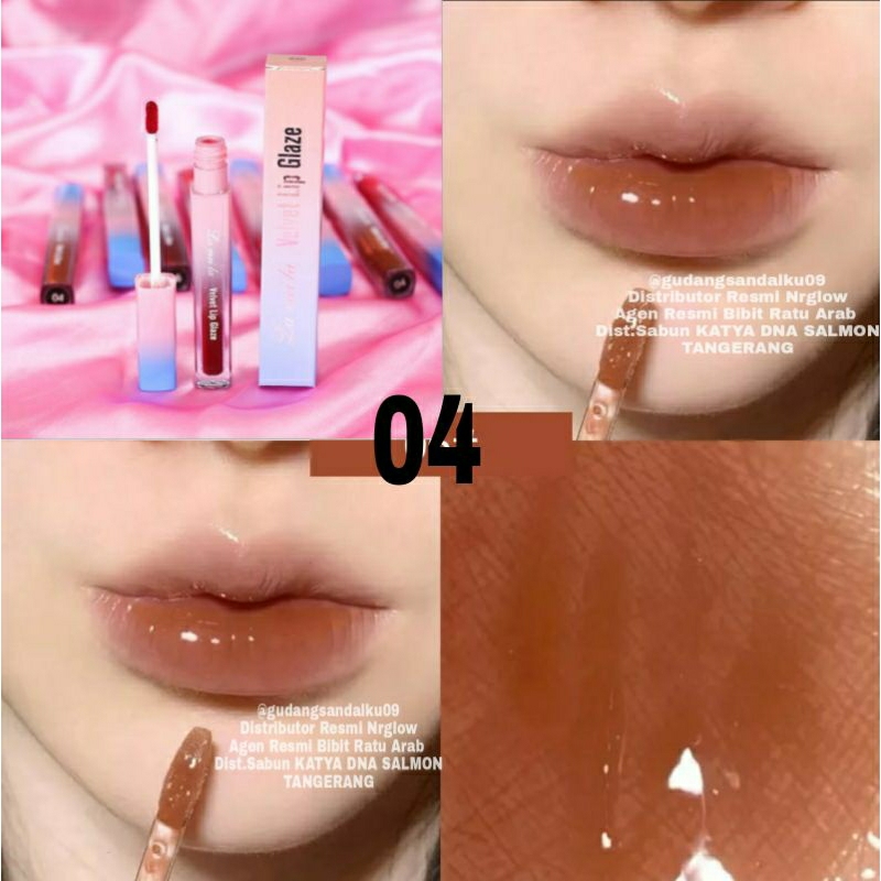 LIPSTIK WATERPROOF - LIPGLOS - LIPSTIK TAHAN LAMA DAN RINGAN - LML 1044-Lipglaze 04