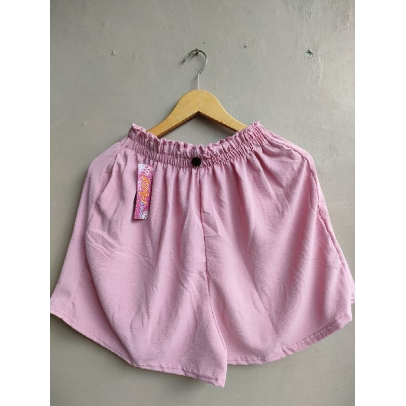 CHACHA HOTPANTS JUMBO CELANA PENDEK WANITA PREMIUM AIRFLOW CRINGKLE DEODARA RAYON