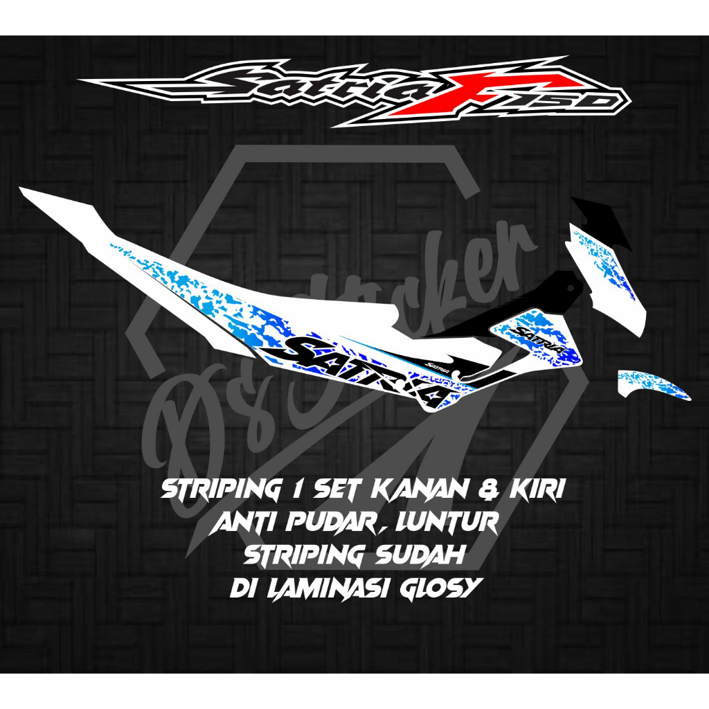STRIPING VARIASI SATRIA FU FL TYPE S MODEL NEXT STAGE