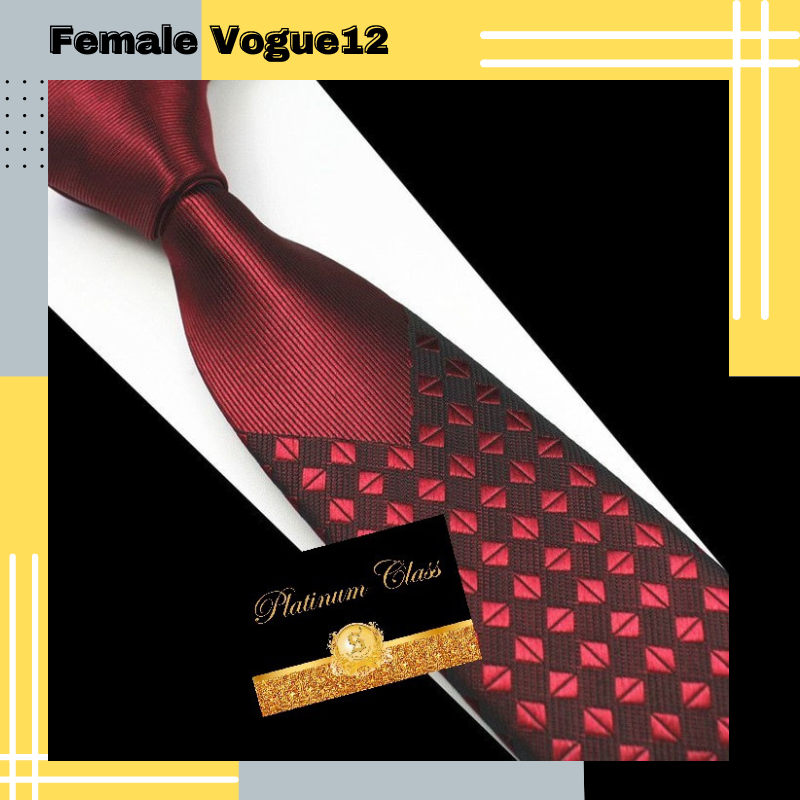 Dasi pria slim merah maroon platinum class dasi pria instan dasi kantor bisa COD dasi kantor pria be
