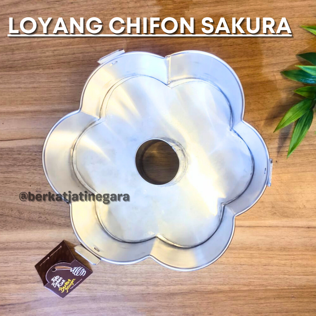 LOYANG CHIFON SAKURA 18 CM/ LOYANG MOTIF BUNGA BONGKAR PASANG / PCS