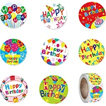 ( ROLL - 500 PCS ) MASKING TAPE HAPPY BIRTHDAY - ISOLASI STIKER NOTA TAPE ETZ-4