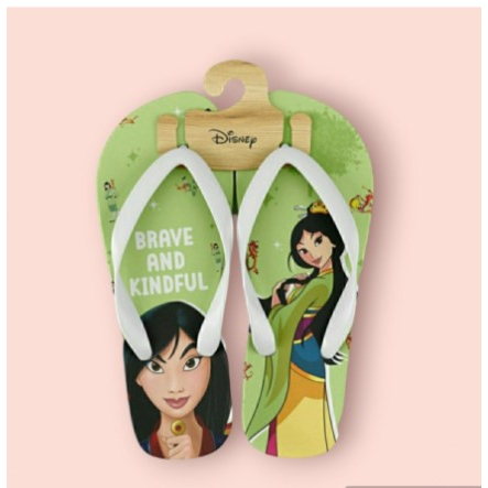 Sandal jepit wanita DISNEY MULAN terbaru