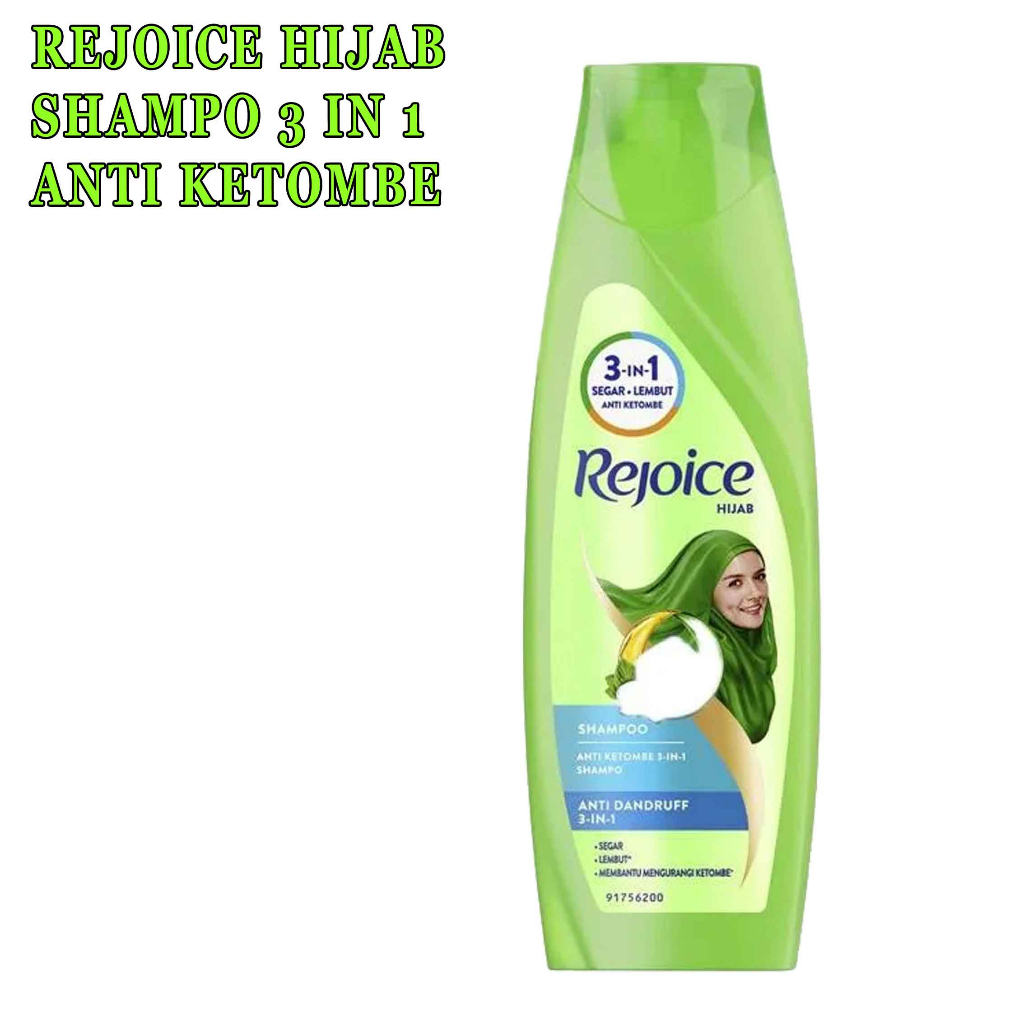 Shampo Rambut 3IN1* Rejoice Hijab* Shampo Anti ketombe* 170ml