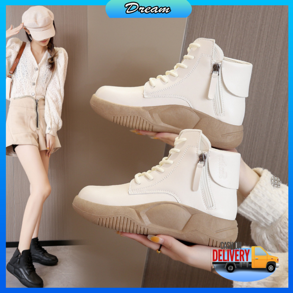 [DREAM] 273 Sepatu Sneakers Boots Wanita Tali Premium