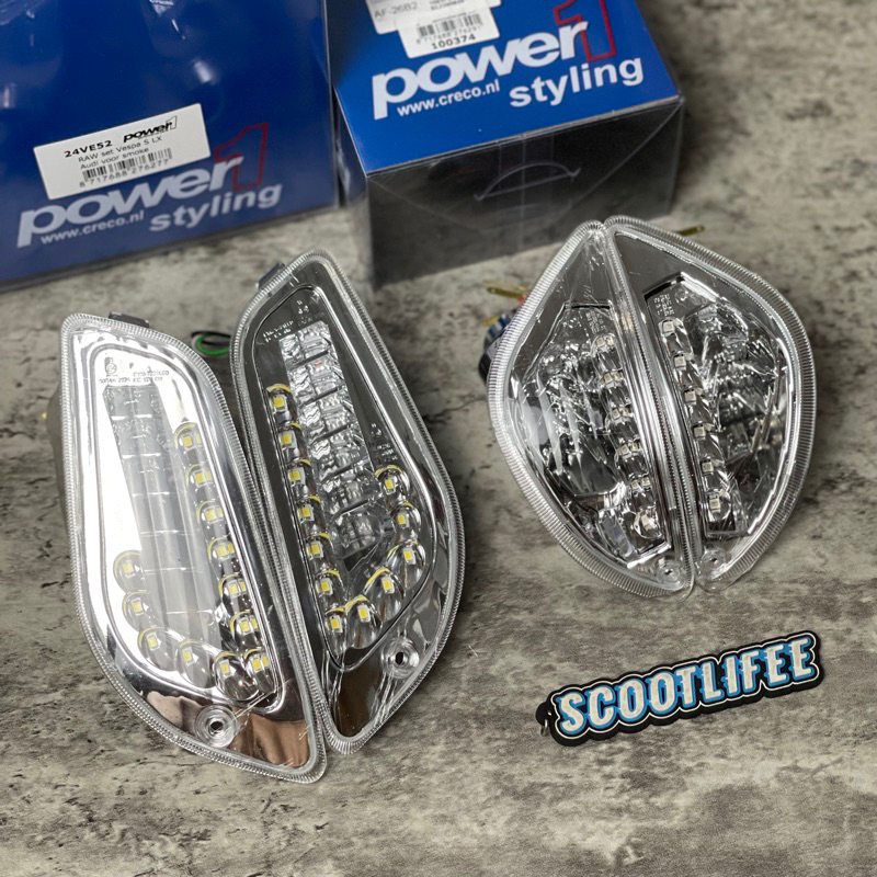 Indicator Sein Led Power 1 Clear For Vespa S LX LXV