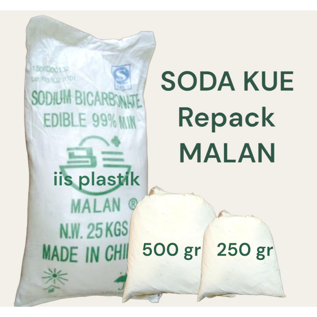 Soda Kue Malan Sodium Bicarbonate 500 gr 250 gr