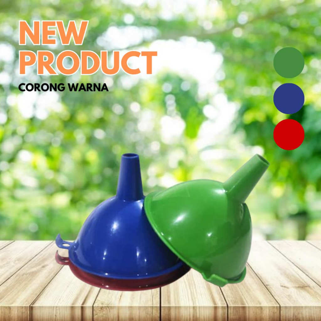 (MTK) Corong Plastik Warna Warni / Corong Besar / Corong Kecil / Corong Minyak Serbaguna