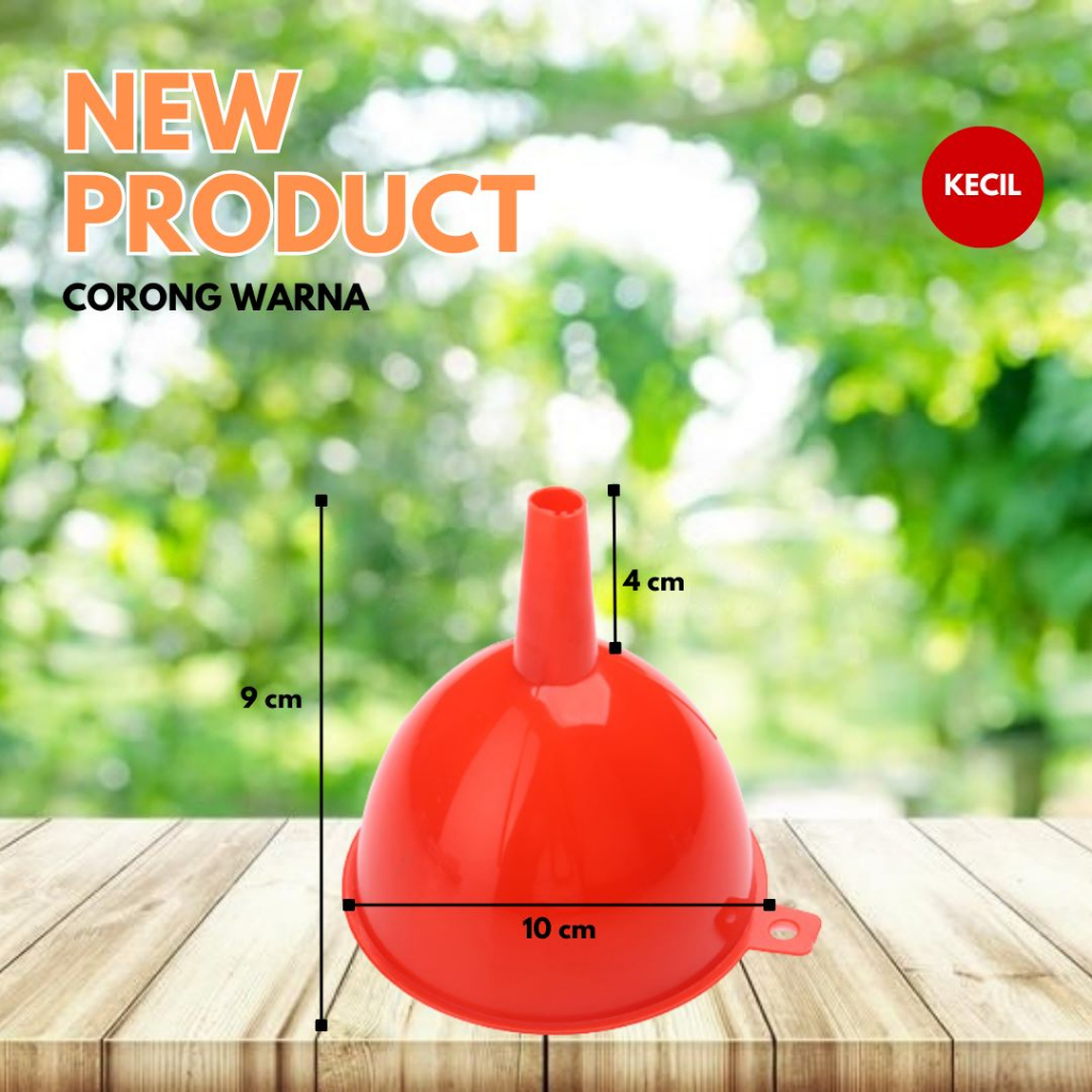 (MTK) Corong Plastik Warna Warni / Corong Besar / Corong Kecil / Corong Minyak Serbaguna