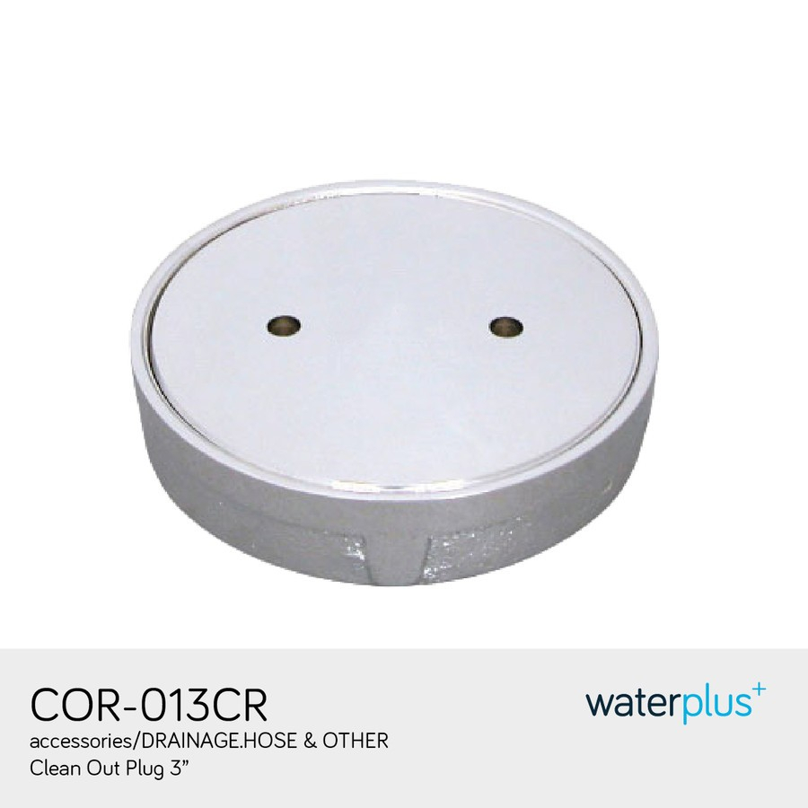 WATERPLUS+ | CLEAN OUT ROUND 3" (CHROME) | COR-013CR