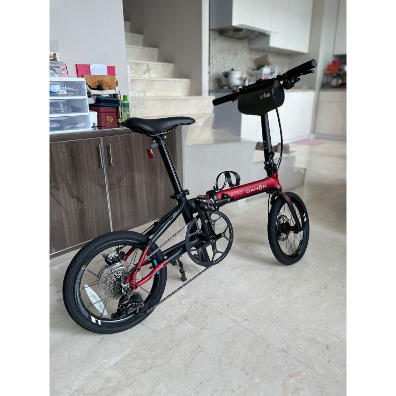 Preloved/Bekas - Sepeda Lipat Dahon K3 Plus 16 inch Merah - Folding Bike