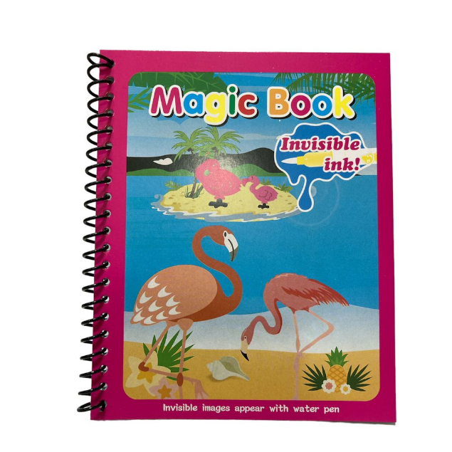 MAINAN ANAK MAGIC BOOK FLAMINGGO