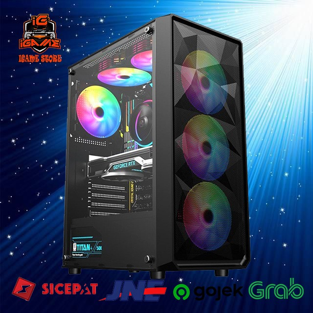 NEW PC Gaming Core i3 12100F I GTX 1650 4GB I Gen 12 DESIGN - STREAMING