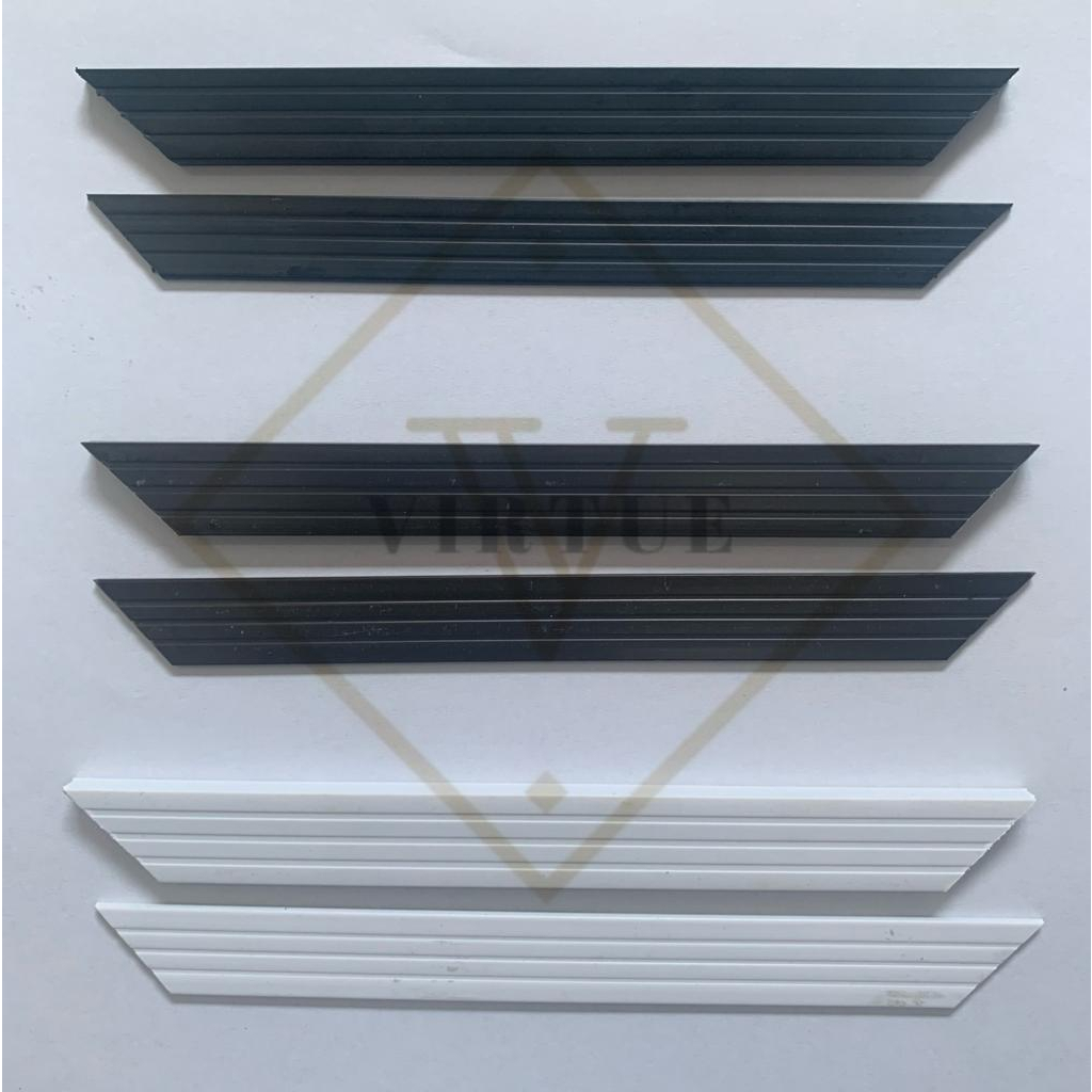 Lis/ List PVC, Frame/ Bingkai Kasa/ Kawat Nyamuk Magnet 4 Meter - Profile U & Strip Kawat Nyamuk