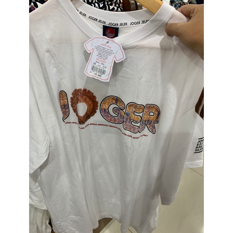 Kaos Putih Joger
