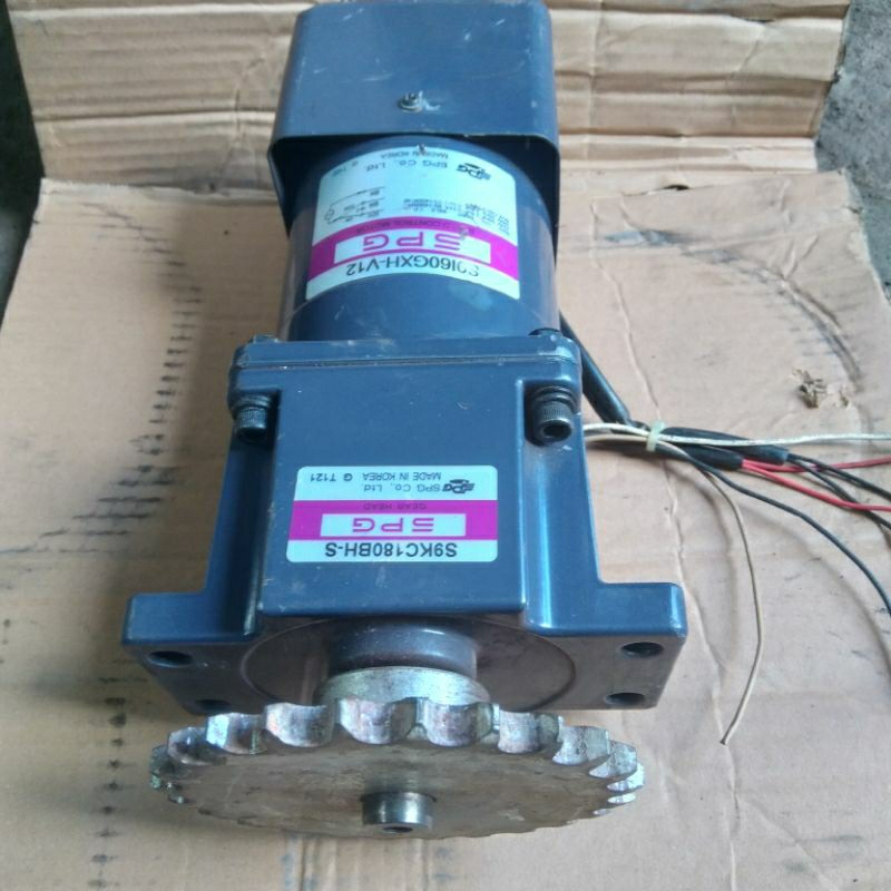 Ac Motor Gearbox S.P.G 220V Ratio 1:180 8Rpm