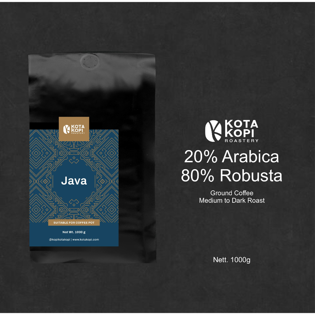 

Kota Kopi Roastery - Kota Kopi Java Blend 1kg 1000gr 500gr 200gram 1000g 500g 200g