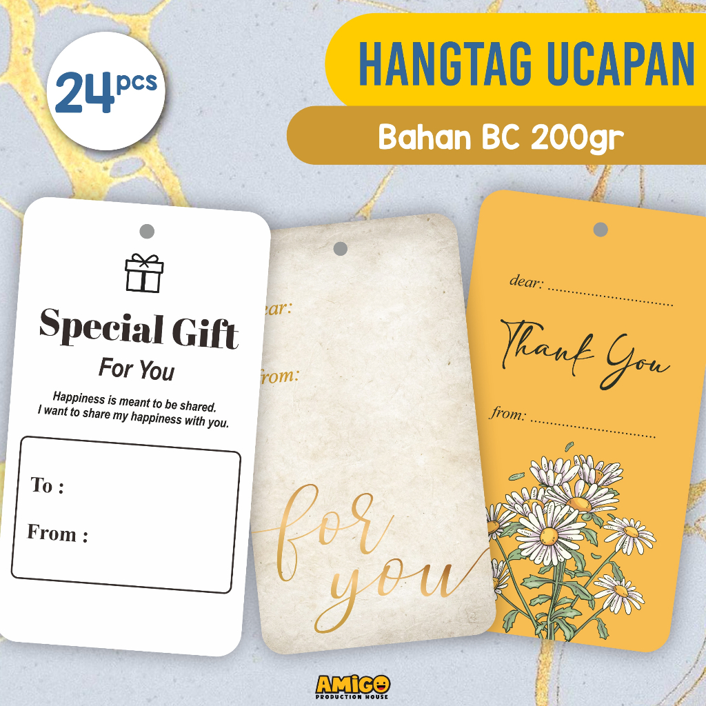 

Hang Tag Ucapan Tag Ucapan Custom