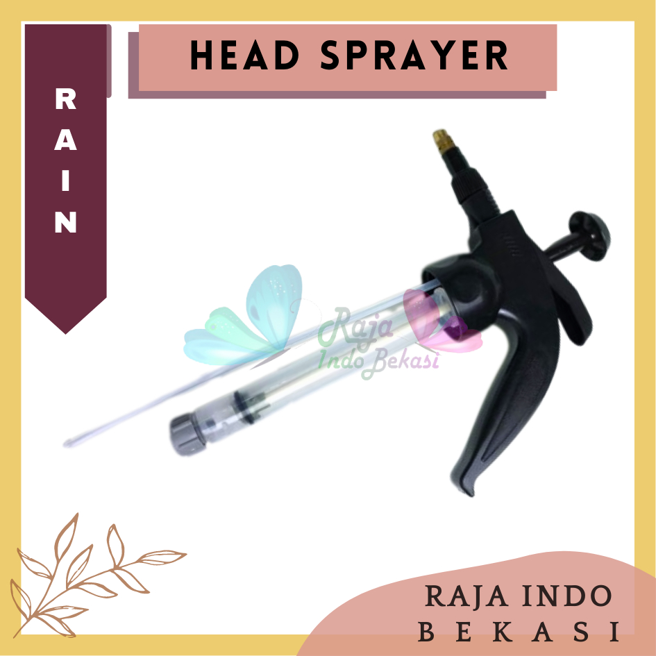 HEAD Sprayer Pompa 1L / 2L RAIN Head Pompa TERMURAH Kepala Pompa Spare Part Semprotan Burung Semprotan Tanaman