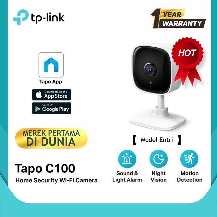 TP-LINK Tapo C100 Home Security Wi-Fi Camera IP camera